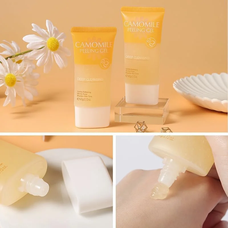 ژل لایه بردار صورت بابونه نالاکال، پاک کننده عمیق و مرطوب کننده، صاف کننده و لایه بردار ملایم، از بین برنده آلودگی، سفت کننده منافذ، بهبود پوست صورت، روشن کننده و مرطوب کننده، شستشوی ملایم صورت