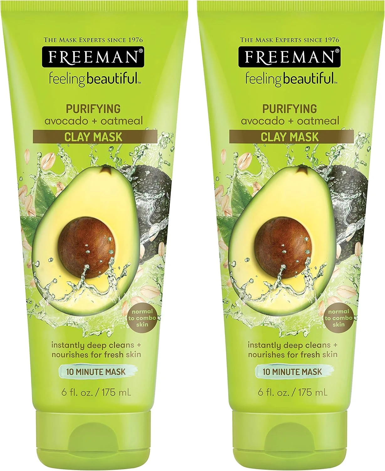 ماسک خاک رسی صورت آووکادو و جو دوسر فریمن فیلینگ بیوتیفول 177 میلی لیتر (بسته 2 عددی)