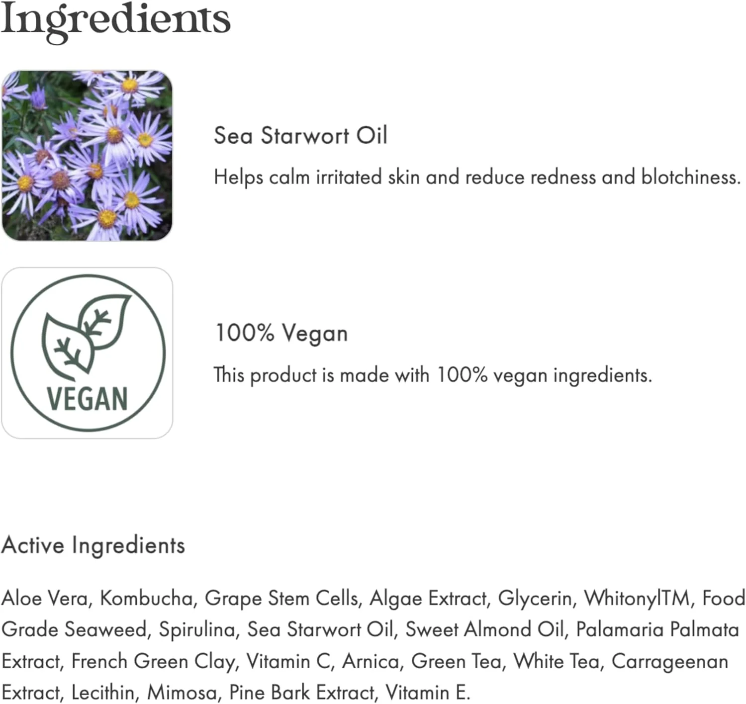 ماسک سم زدای فیتوسل ارگانیک امرجین سی - ماسک آبرسان صورت با خاک رس سبز فرانسوی، جلبک دریایی + سلول های بنیادی گیاهی - از بین برنده ناخالصی ها + چربی های اضافی (50 میلی لیتر)