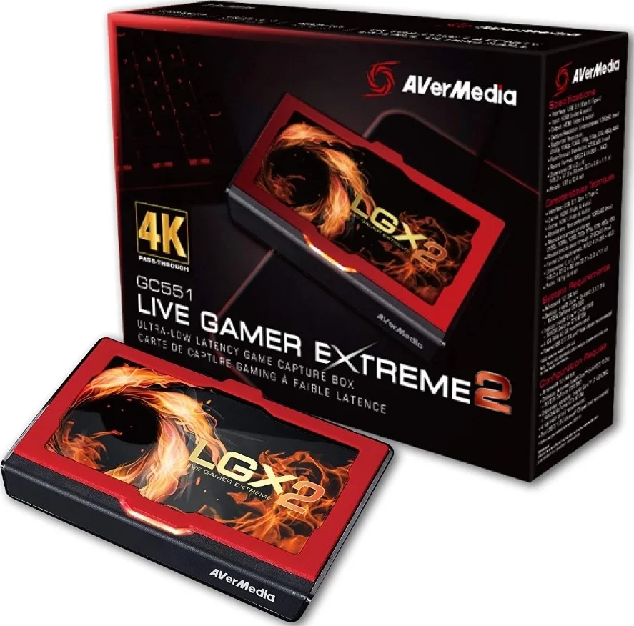 کارت کپچر اکسترنال AVerMedia GC551 Live Gamer EXTREME 2، 4K، 1080p60 | 61GC5510A0AP کارت کپچر اکسترنال AVerMedia GC551 Live Gamer EXTREME 2، 4K، 1080p60 | 61GC5510A0AP