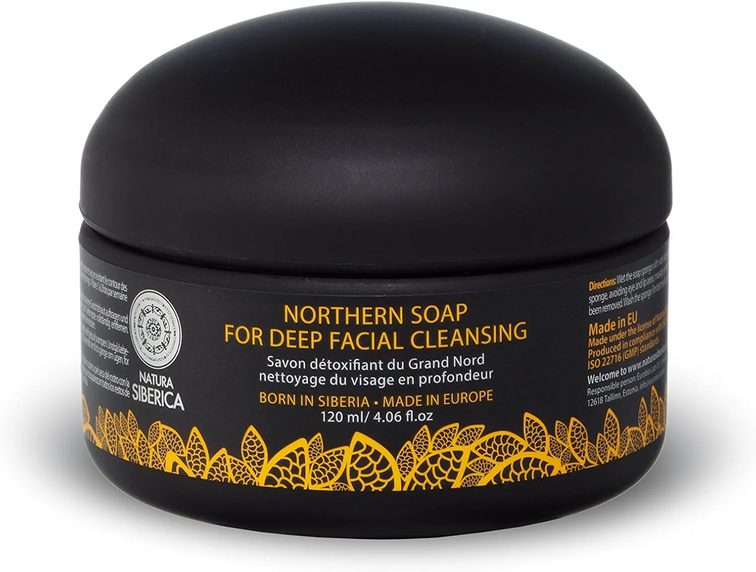 صابون سیاه پاک کننده عمیق صورت ناتورا سیبریکا، 120 میلی لیتر