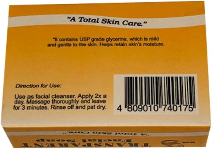 صابون شفاف صورت RDL - صابون روشن کننده صورت