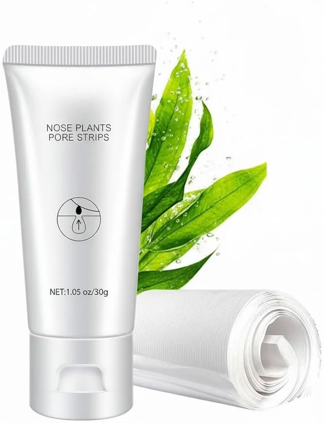 آزونی 60 عدد پد بینی برای حذف جوش های سرسیاه - ماسک پاک کننده عمیق با عصاره گیاهی، پاک کننده منافذ برای آقایان و بانوان، پاک کننده موثر بینی