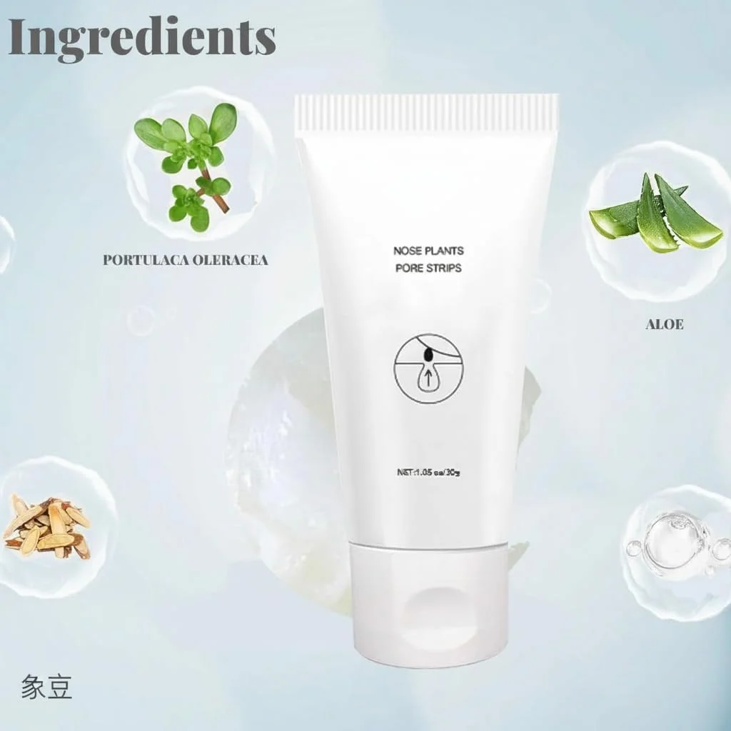 آزونی 60 عدد پد بینی برای حذف جوش های سرسیاه - ماسک پاک کننده عمیق با عصاره گیاهی، پاک کننده منافذ برای آقایان و بانوان، پاک کننده موثر بینی