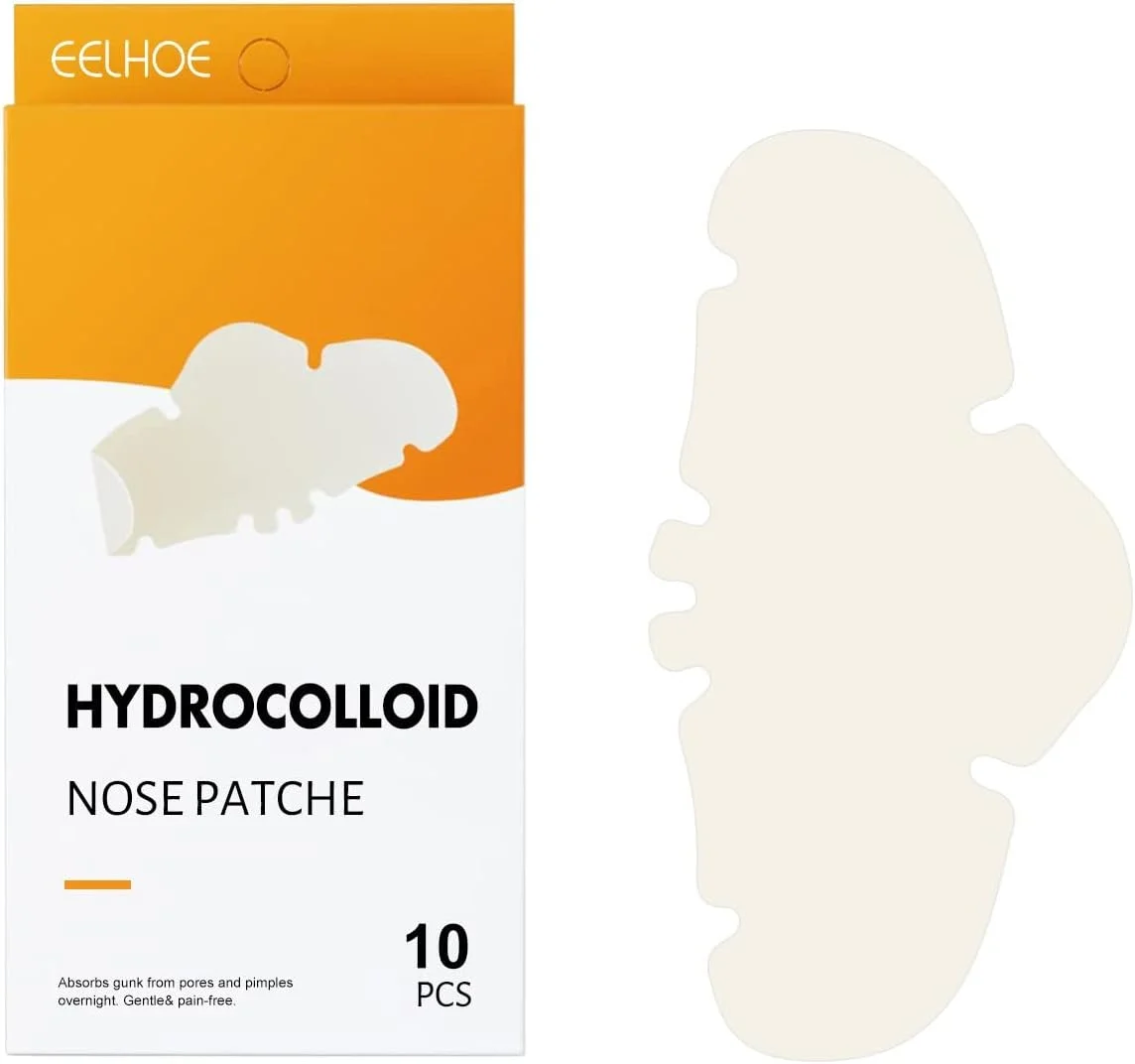 پد بینی برای منافذ، مورد تایید متخصص پوست، جوش های سرسیاه بینی - پد بینی جاذب چربی و پاک کننده منافذ - پد شبانه ضد آکنه و پد بینی، مراقبت از پوست آکنه کره ای (A، تک سایز)