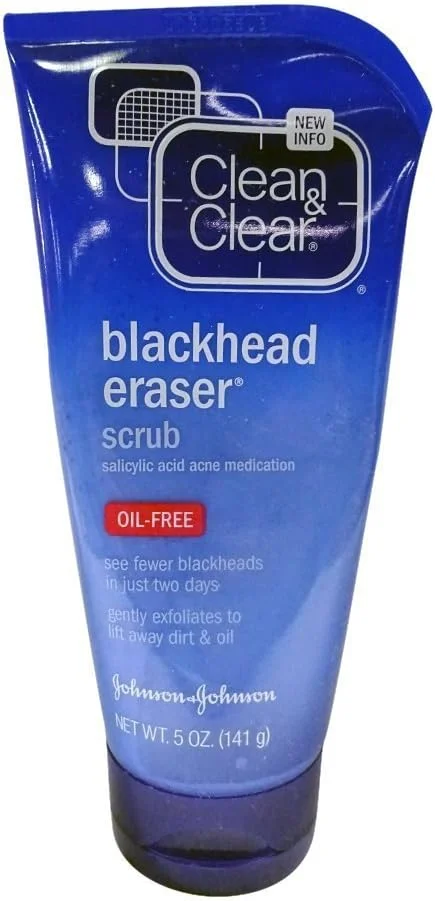 اسکراب پاک کننده جوش سرسیاه کلین اند کلیر، داروی آکنه با اسید سالیسیلیک 141 گرم