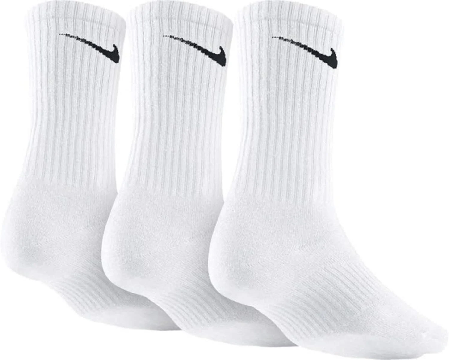 جوراب ورزشی نایکی унисекс، سه جفت، ساق دار و سبک