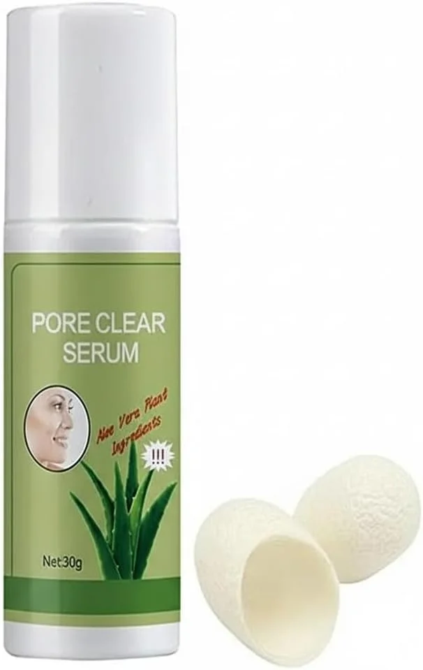 مجموعه حذف جوش سرسیاه KASTWAVE، ماسک بینی به همراه 2 پیله ابریشم طبیعی، توپ های ابریشمی لایه بردار برای جای جوش و حذف چین و چروک، دستیابی به پوستی سالم و درخشان