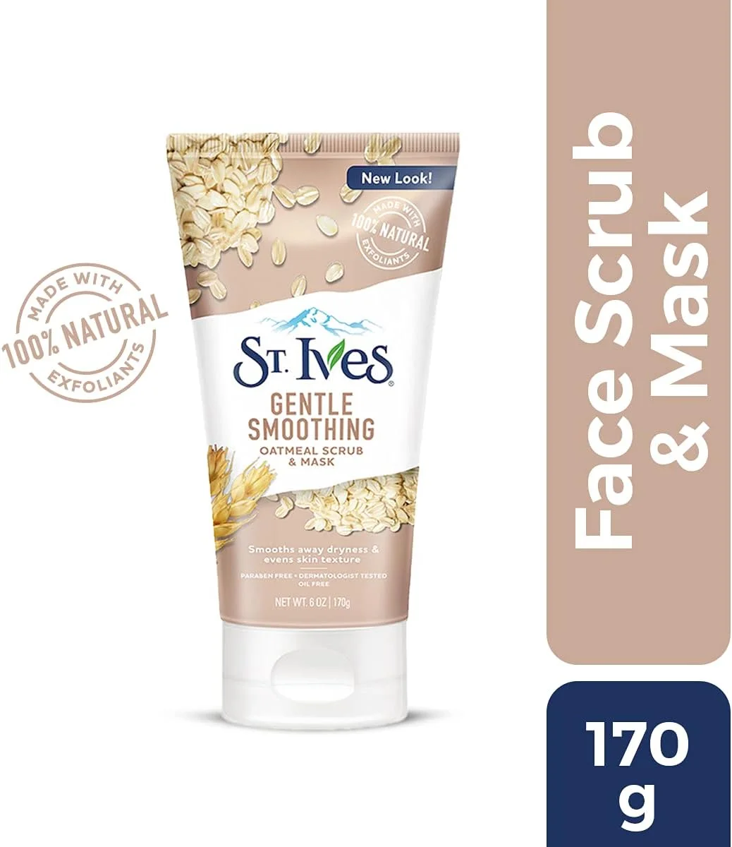 اسکراب و ماسک جو دوسر مغذی و نرم کننده سنت ایوز، 170 گرم