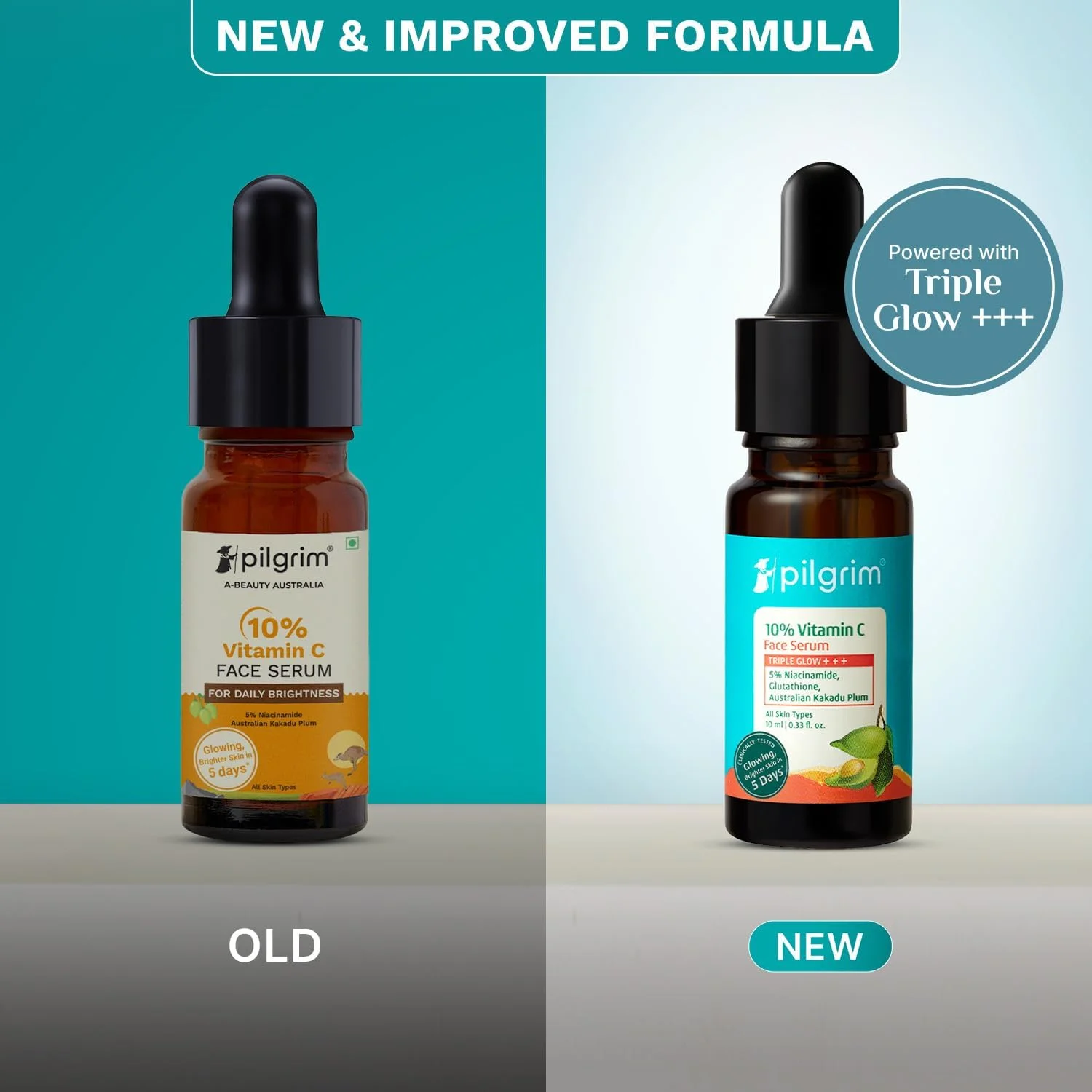 سرم صورت ویتامین C ۱۰% پیلگریم برای درخشندگی روزانه ۱۰ میلی لیتر | سرم صورت برای پوست درخشان | کاهش لکه های تیره و یکنواخت کننده رنگ پوست | بدون عطر | برای آقایان و بانوان | مناسب انواع پوست | سرم صورت ویتامین C ۱۰% پیلگریم برای درخشندگی روزانه ۱۰ میلی لیتر | سرم صورت برای پوست درخشان | کاهش لکه های تیره و یکنواخت کننده رنگ پوست | بدون عطر | برای آقایان و بانوان | مناسب انواع پوست |