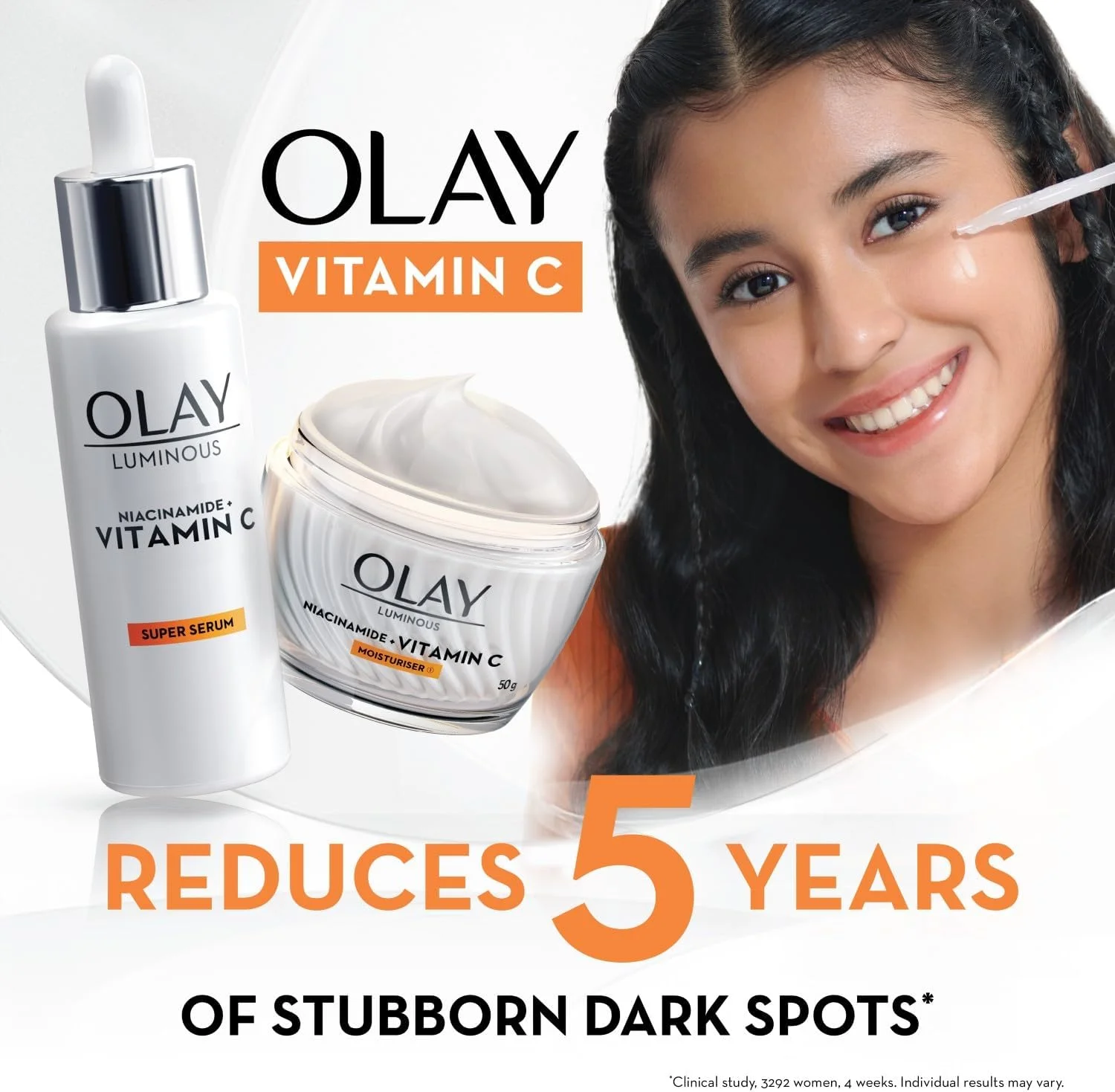 سرم فوق العاده لومینس اولای: سرم روشن کننده پوست حاوی نیاسینامید + ویتامین C برای پوستی یکدست و درخشان، فاقد سولفات و پارابن، 30 میلی لیتر سرم فوق العاده لومینس اولای: سرم روشن کننده پوست حاوی نیاسینامید + ویتامین C برای پوستی یکدست و درخشان، فاقد سولفات و پارابن، 30 میلی لیتر