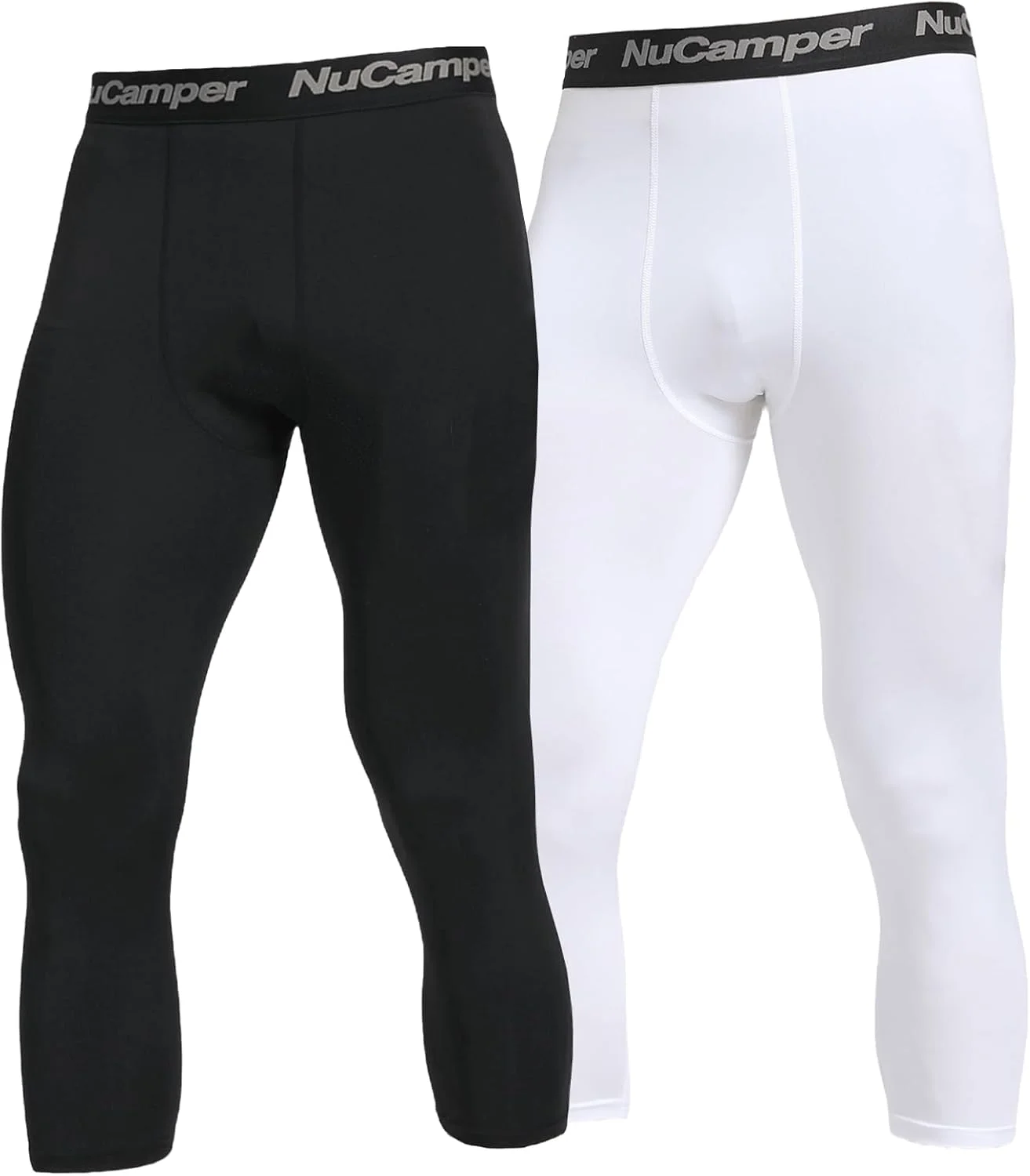 شلوارک ورزشی مردانه سه ربع فشرده سازی، مناسب دویدن، لگ ورزشی، لایه زیرین سریع خشک شونده برای تمرین بسکتبال