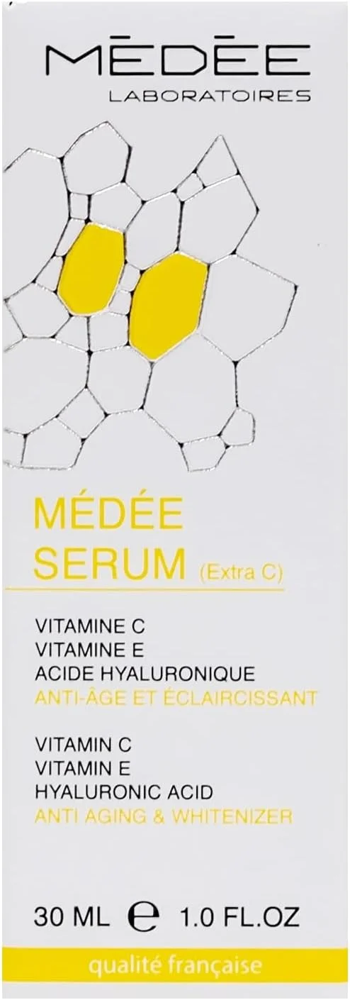 سرم ویتامین C مدی اکسترا C با حجم 30 میلی لیتر، حاوی 15% ویتامین C، ضد پیری، روشن کننده، ویتامین E و هیالورونیک اسید، مناسب برای انواع پوست و پوست حساس سرم ویتامین C مدی اکسترا C با حجم 30 میلی لیتر، حاوی 15% ویتامین C، ضد پیری، روشن کننده، ویتامین E و هیالورونیک اسید، مناسب برای انواع پوست و پوست حساس