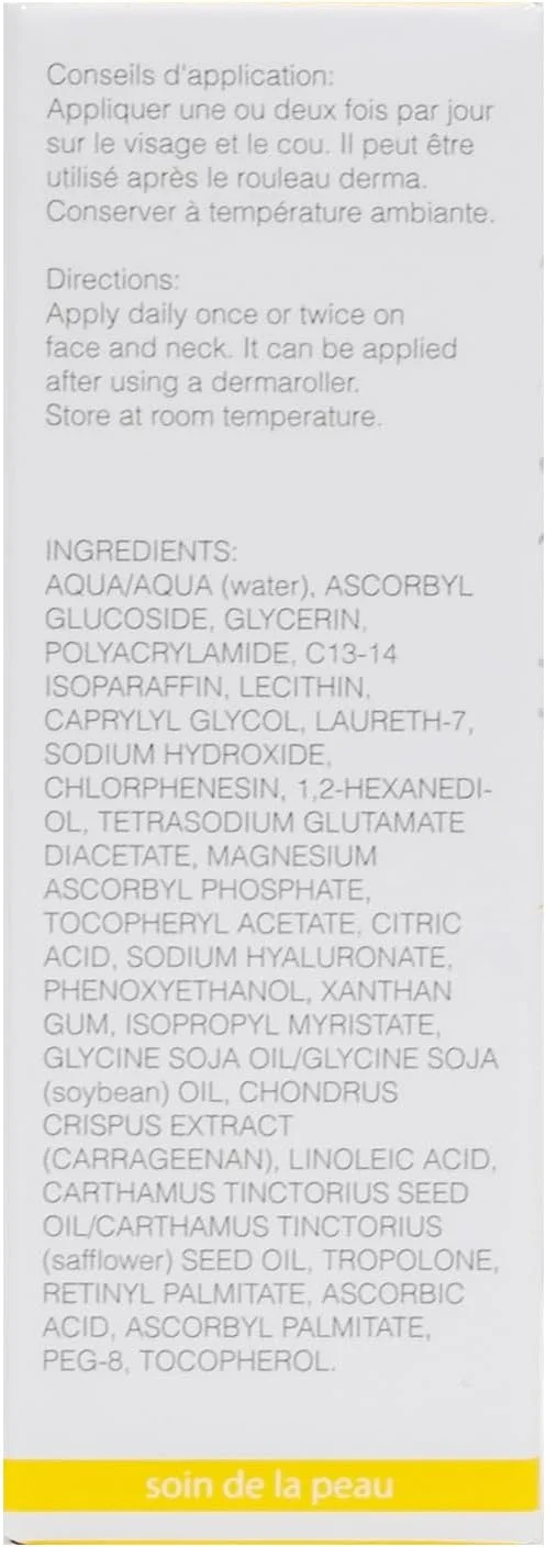 سرم ویتامین C مدی اکسترا C با حجم 30 میلی لیتر، حاوی 15% ویتامین C، ضد پیری، روشن کننده، ویتامین E و هیالورونیک اسید، مناسب برای انواع پوست و پوست حساس سرم ویتامین C مدی اکسترا C با حجم 30 میلی لیتر، حاوی 15% ویتامین C، ضد پیری، روشن کننده، ویتامین E و هیالورونیک اسید، مناسب برای انواع پوست و پوست حساس