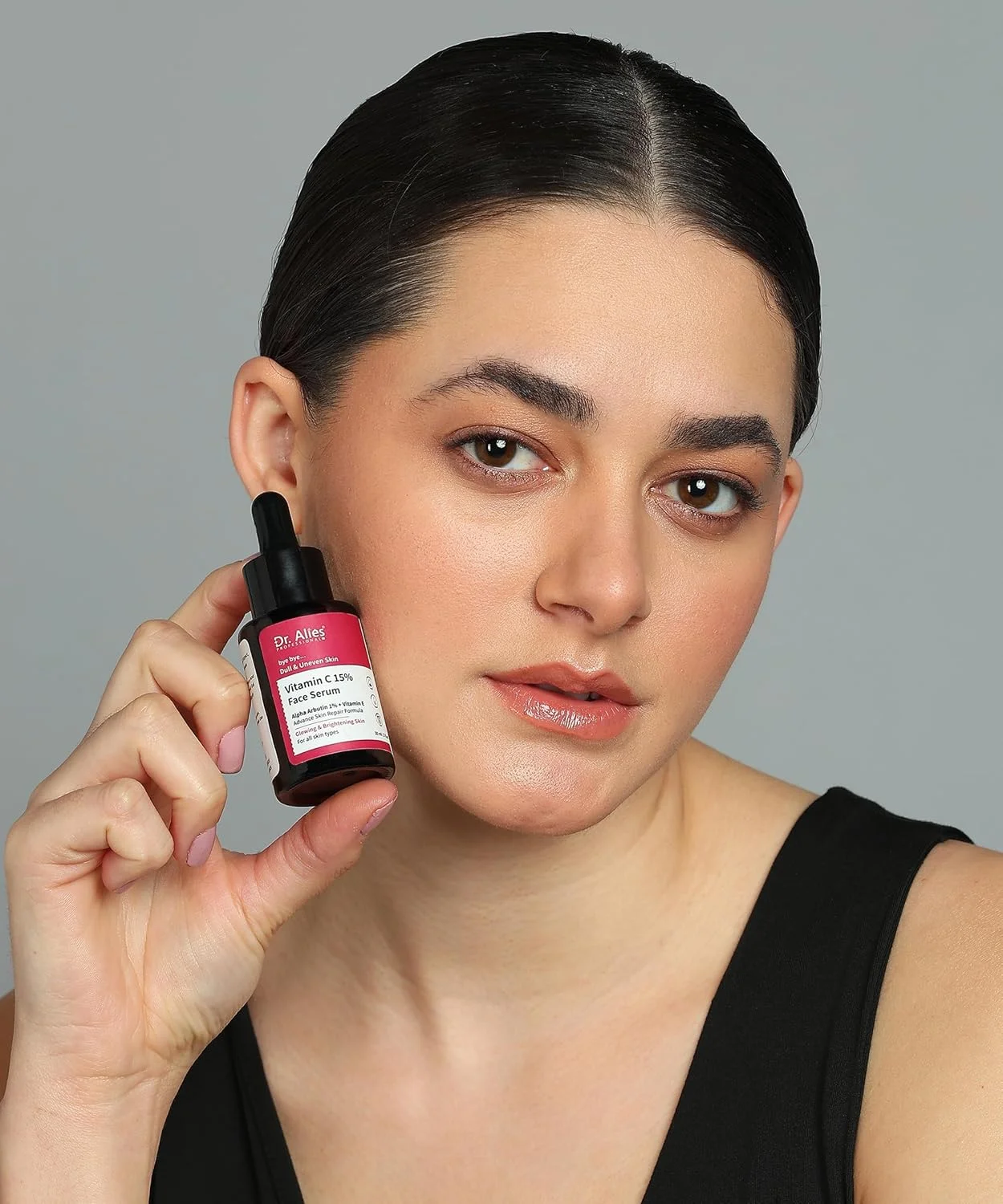 سرم صورت ویتامین C 15% دکتر آلیس، فرمول پیشرفته روشن کننده پوست با آلفا آربوتین 1%، ویتامین E و فرولیک اسید | برای پوست درخشان | رفع رنگ ناهموار پوست | غیر تحریک کننده | 30 میلی لیتر سرم صورت ویتامین C 15% دکتر آلیس، فرمول پیشرفته روشن کننده پوست با آلفا آربوتین 1%، ویتامین E و فرولیک اسید | برای پوست درخشان | رفع رنگ ناهموار پوست | غیر تحریک کننده | 30 میلی لیتر