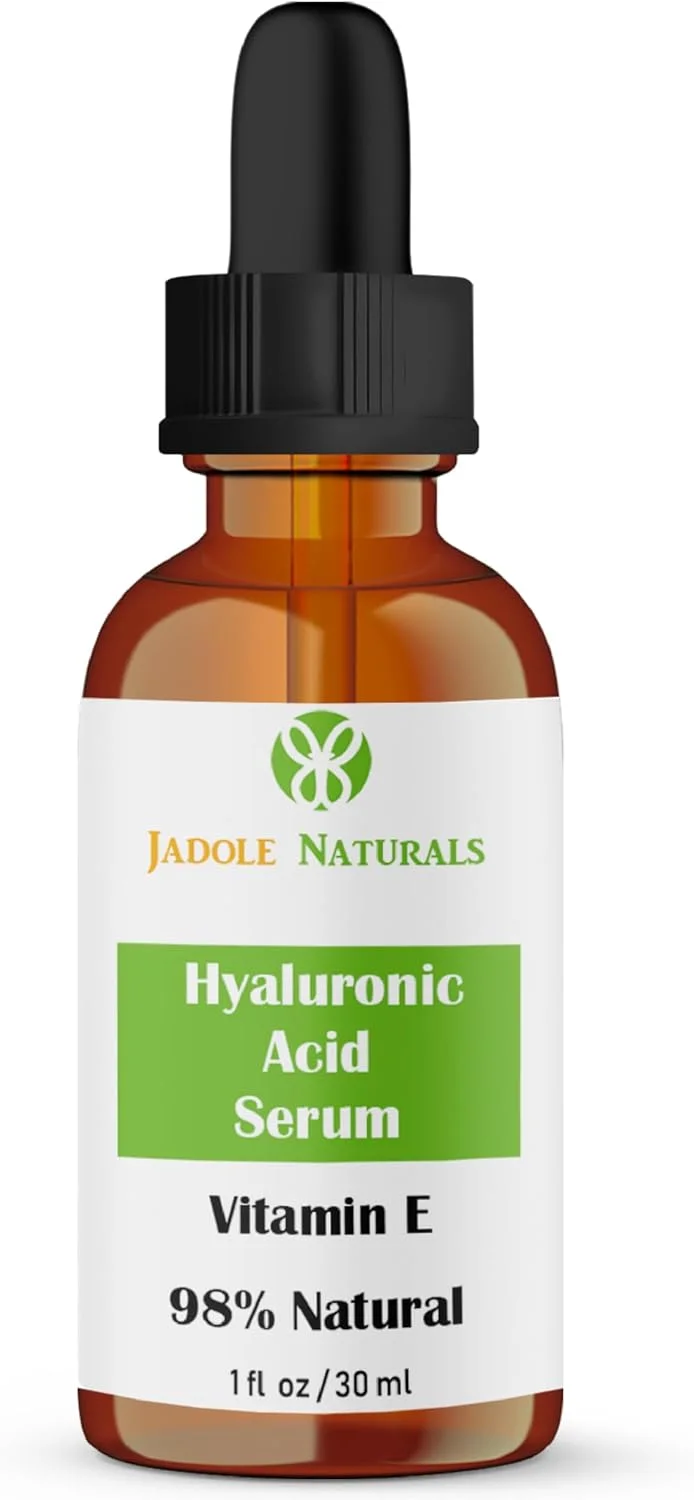 سرم هیالورونیک اسید جادول نچرالز 30 میلی لیتر حاوی ویتامین E، سرم آبرسان و روشن کننده برای کاهش چین و چروک، حلقه های تیره، خطوط ریز، ضد چروک و مرطوب کننده پوست