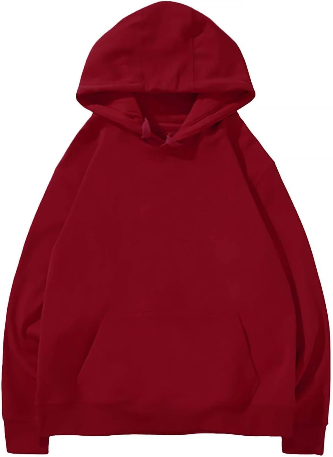 هودی مردانه پولیور. هودی ساده مردانه پنبه ای نرم ورزشی (قرمز A, M)
