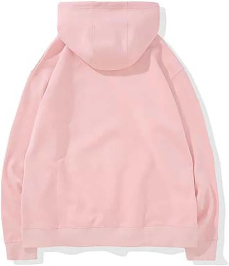 هودی مردانه پولیور. هودی ساده مردانه پنبه ای نرم (صورتی A, S)