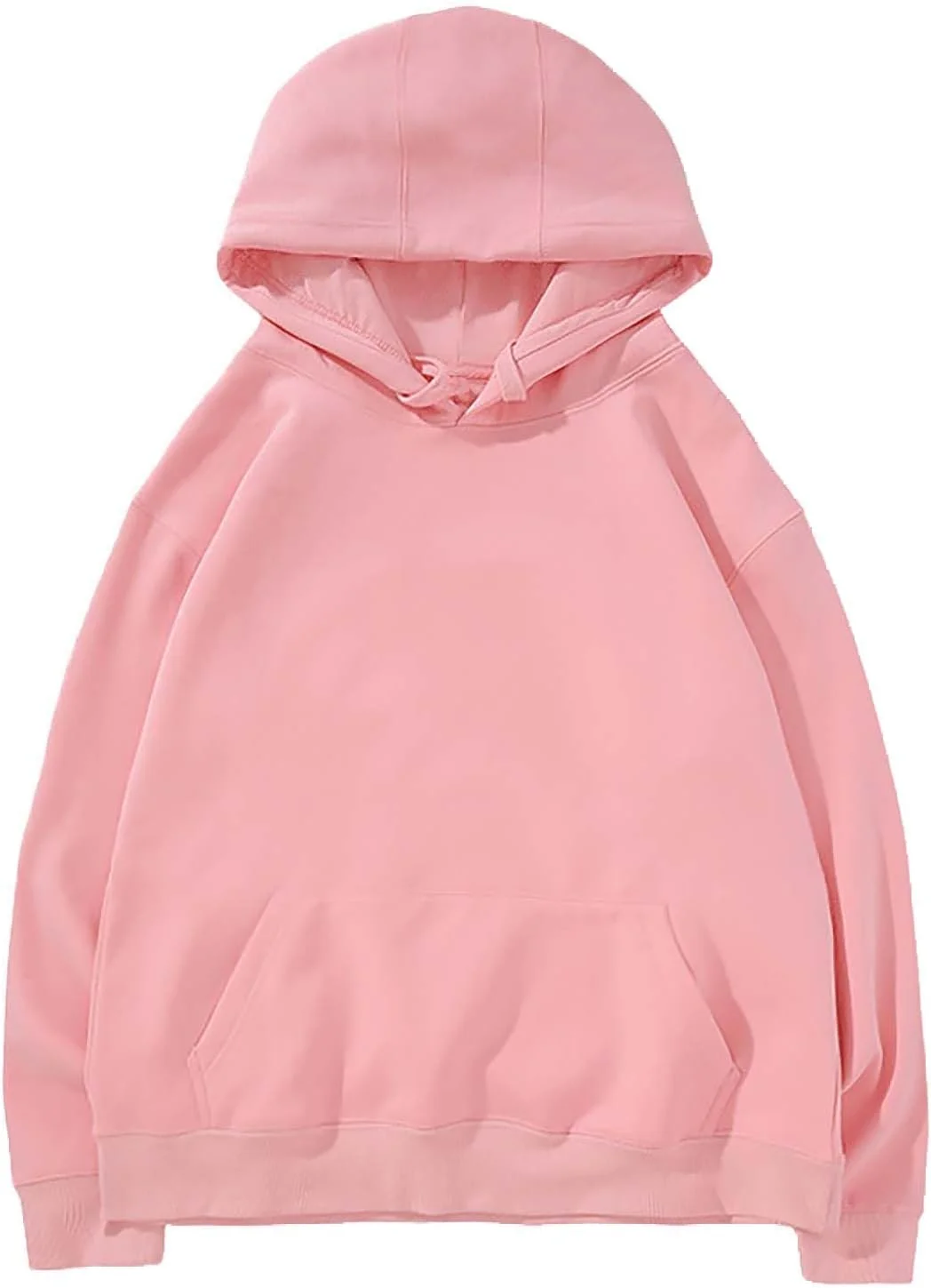 هودی مردانه پولیور. هودی ساده مردانه پنبه ای نرم (صورتی A, XL)