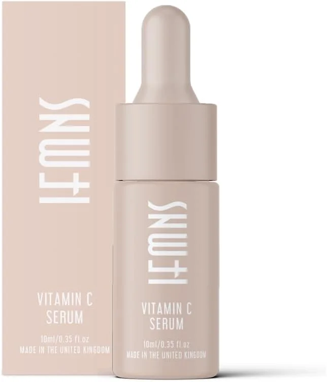 سرم ویتامین C، ۳۰ میلی لیتر، سرم روشن کننده صورت، ساخت انگلستان، مناسب برای انواع پوست (۱۰ میلی لیتر)