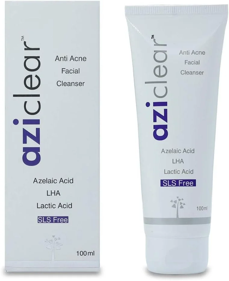 پاک کننده صورت ضد جوش با آزلائیک اسید، LHA و لاکتیک اسید برای پوست های چرب و مستعد آکنه، 100 میلی لیتر