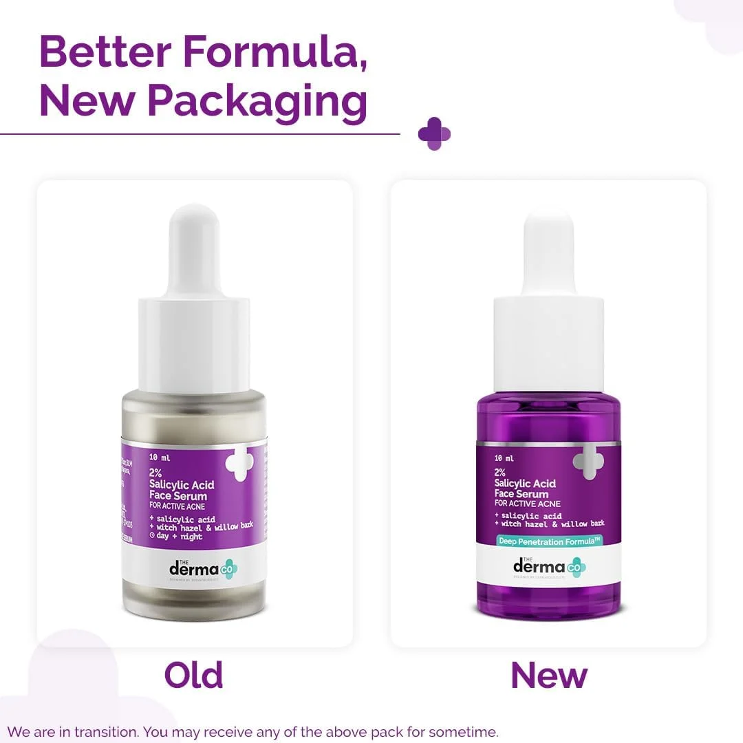 سرم ۲% سالیسیلیک اسید The Derma Co با فندق افسونگر و عصاره پوست درخت بید برای جوش های فعال - ۱۰ میلی لیتر سرم ۲% سالیسیلیک اسید The Derma Co با فندق افسونگر و عصاره پوست درخت بید برای جوش های فعال - ۱۰ میلی لیتر