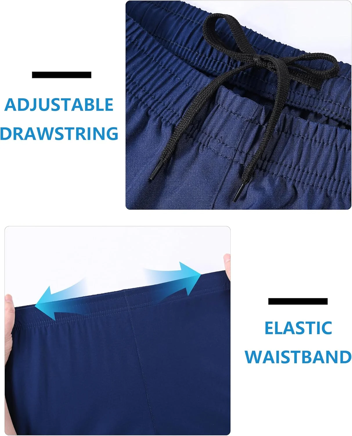 شورت ورزشی مردانه، تنفسی، مناسب دویدن و باشگاه، مناسب تنیس و بسکتبال، با قابلیت خشک شدن سریع و دارای جیب زیپ‌دار