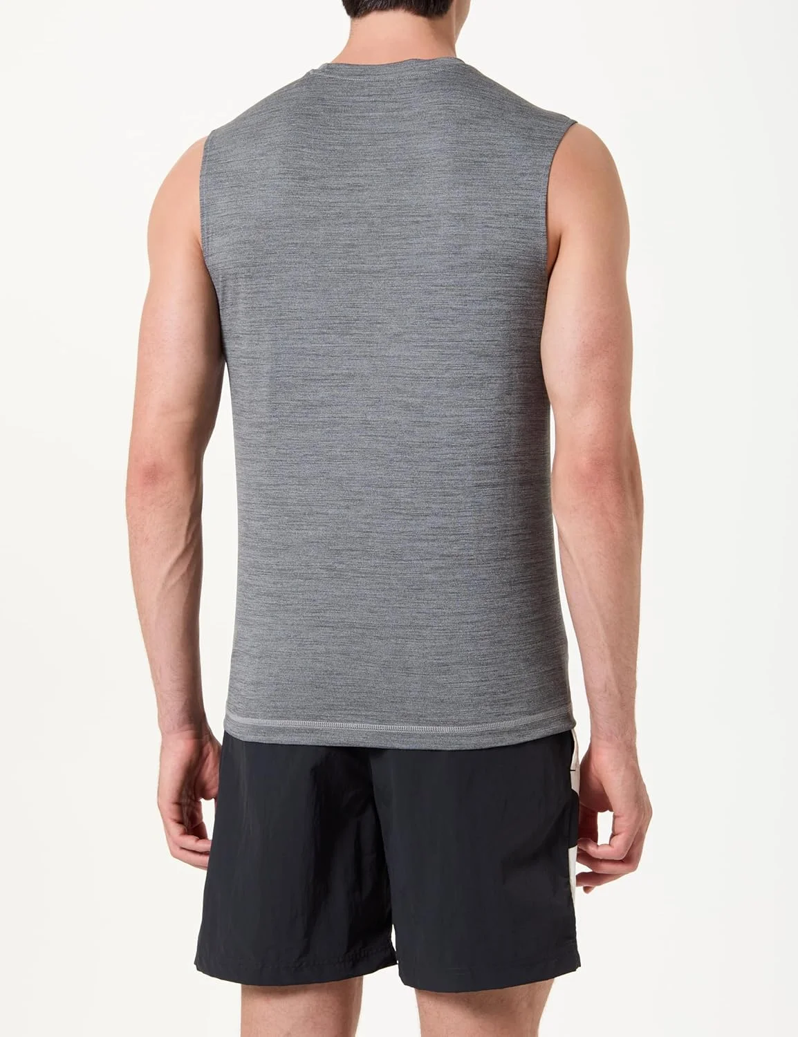 تی شرت ورزشی مردانه ریباک مدل Id Train Energy Slvls Tech Tee خاکستری سایز M