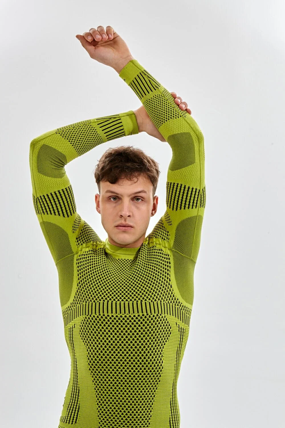 لباس ورزشی آستین بلند مردانه با قابلیت فشردگی سبک