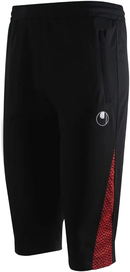 برمودا ورزشی اولاسپورت، بلند و راحت برای تمرین، جنس بافته انعطافپذیر، دارای بند در کمر، دارای دو جیب کناری، طرح نارنجی در دو طرف برمودا ورزشی اولاسپورت، بلند و راحت برای تمرین، جنس بافته انعطافپذیر، دارای بند در کمر، دارای دو جیب کناری، طرح نارنجی در دو طرف