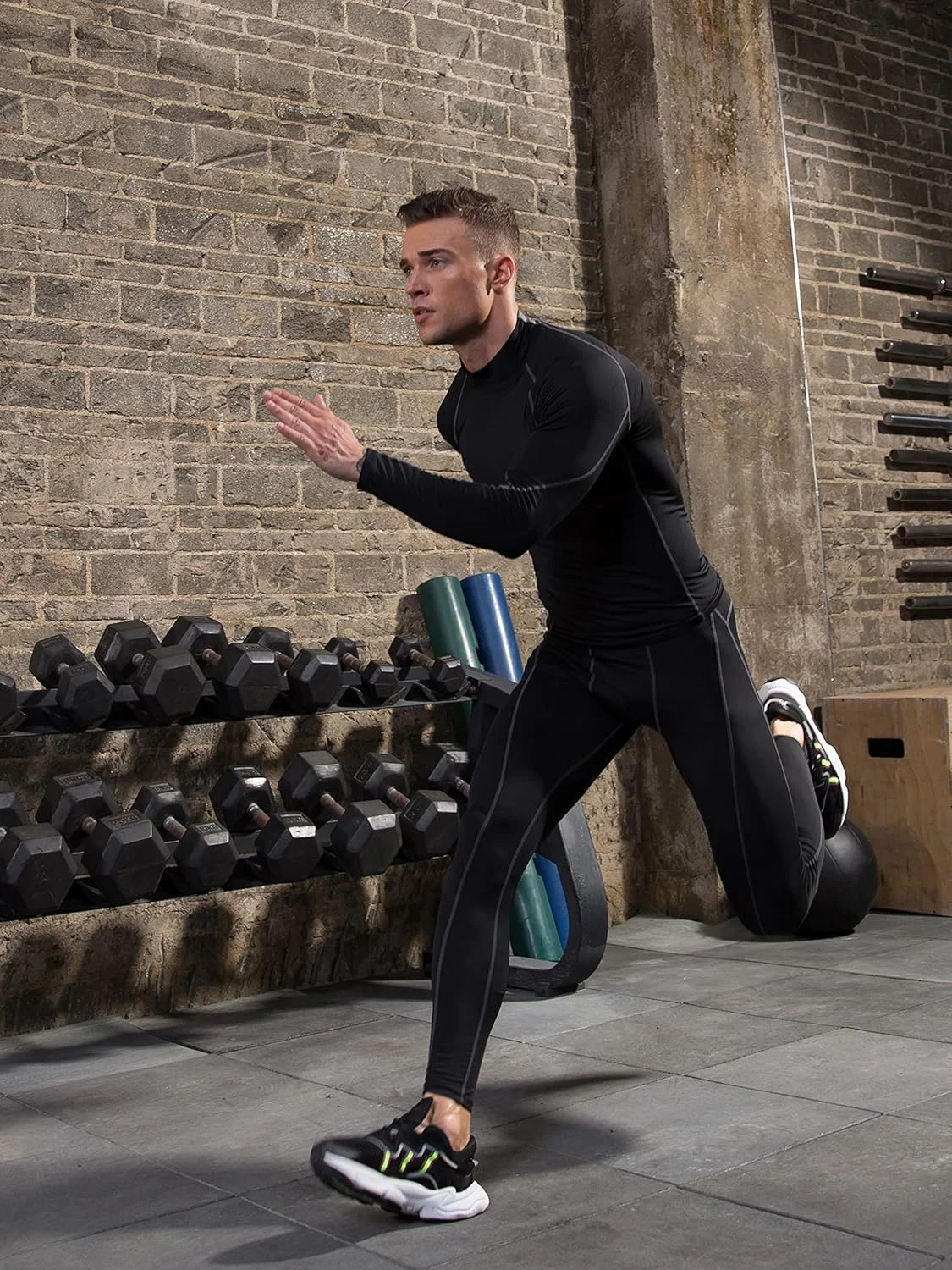 ست 2 عددی تیشرت آستین بلند ورزشی مردانه