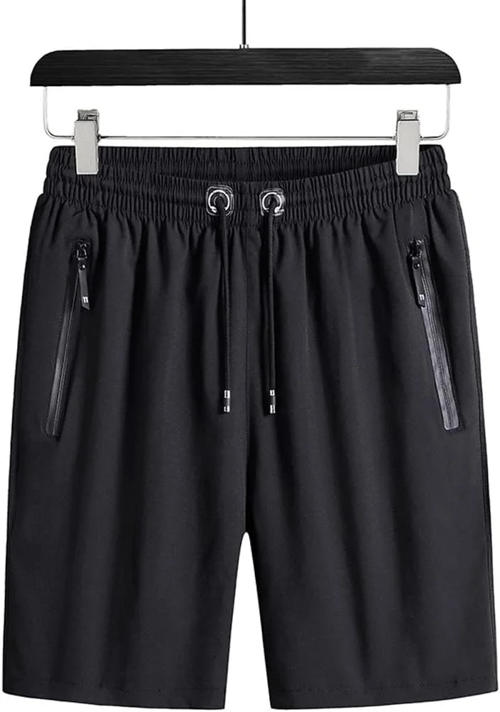 شلوارک مردانه غیر رسمی تابستانی مناسب تمرین، دویدن، باشگاه، ورزش، شلوارک ورزشی مردانه، لباس مردانه سایز بزرگ