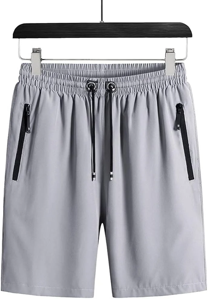شلوارک مردانه غیر رسمی تابستانی تمرینی مناسب دویدن، باشگاه، فیتنس، ورزشی و لباس ورزشی مردانه سایز بزرگ