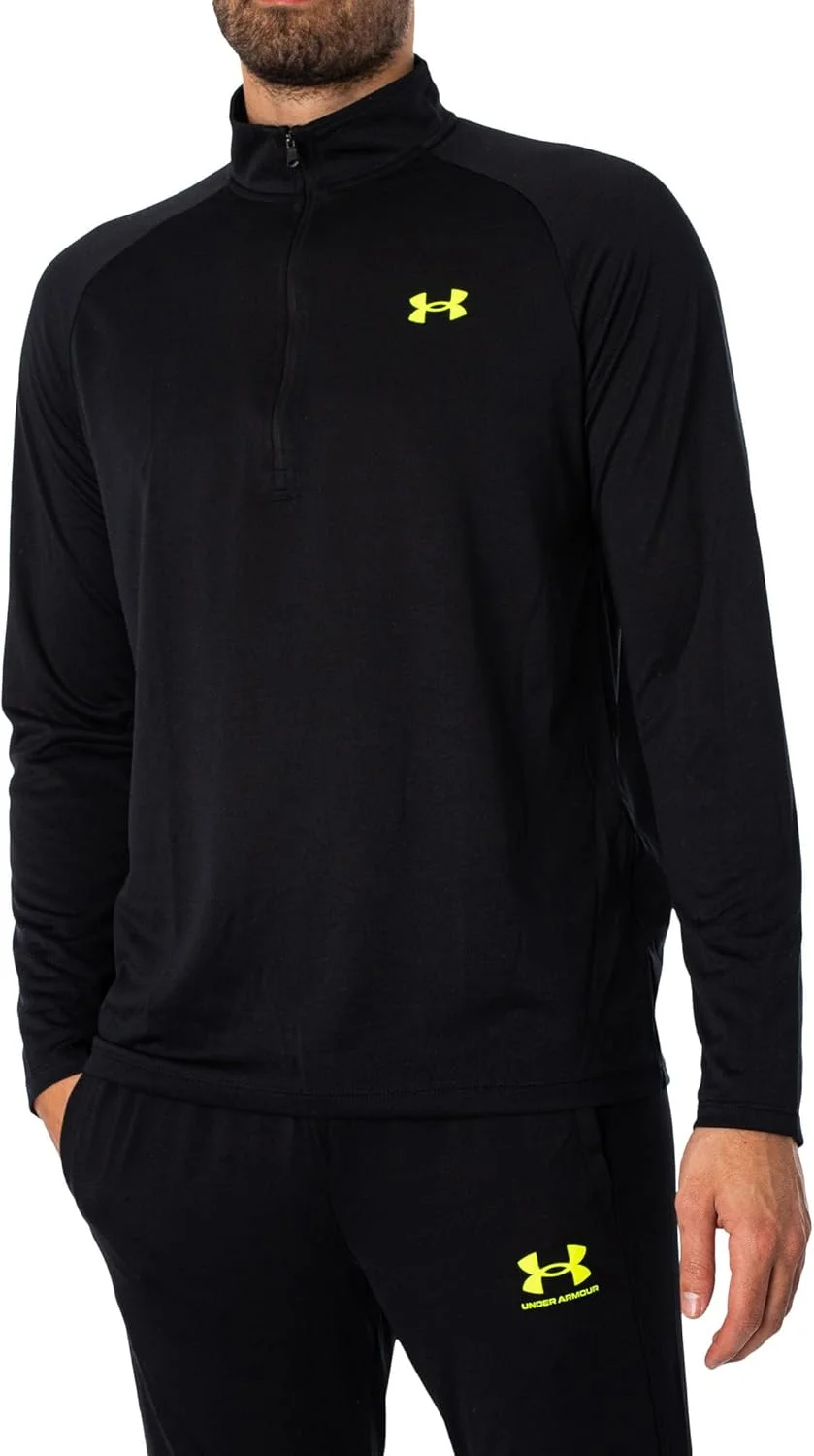 تی‌شرت نیم‌زیپ مردانه آندر آرمور UA Tech 2.0 (تک عددی)