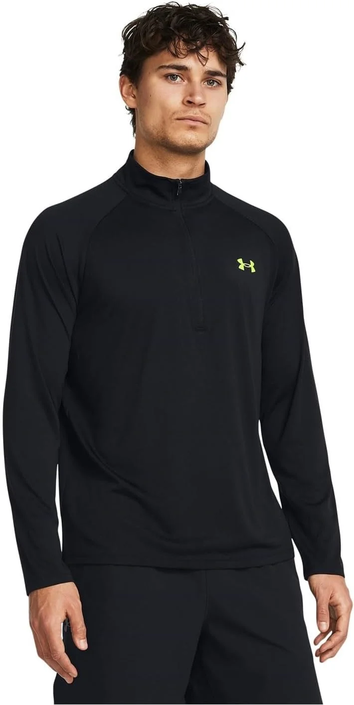 تی‌شرت نیم‌زیپ مردانه آندر آرمور UA Tech 2.0 (تک عددی)