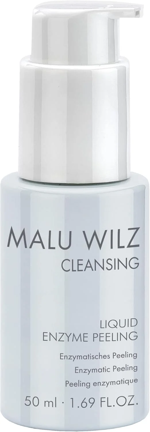 لایه بردار آنزیمی مایع Malu Wilz 50 میلی لیتر | اسکراب صورت برای انواع پوست | مراقبت از پوست صورت، لایه برداری، مناسب برای پوست های دارای آکنه