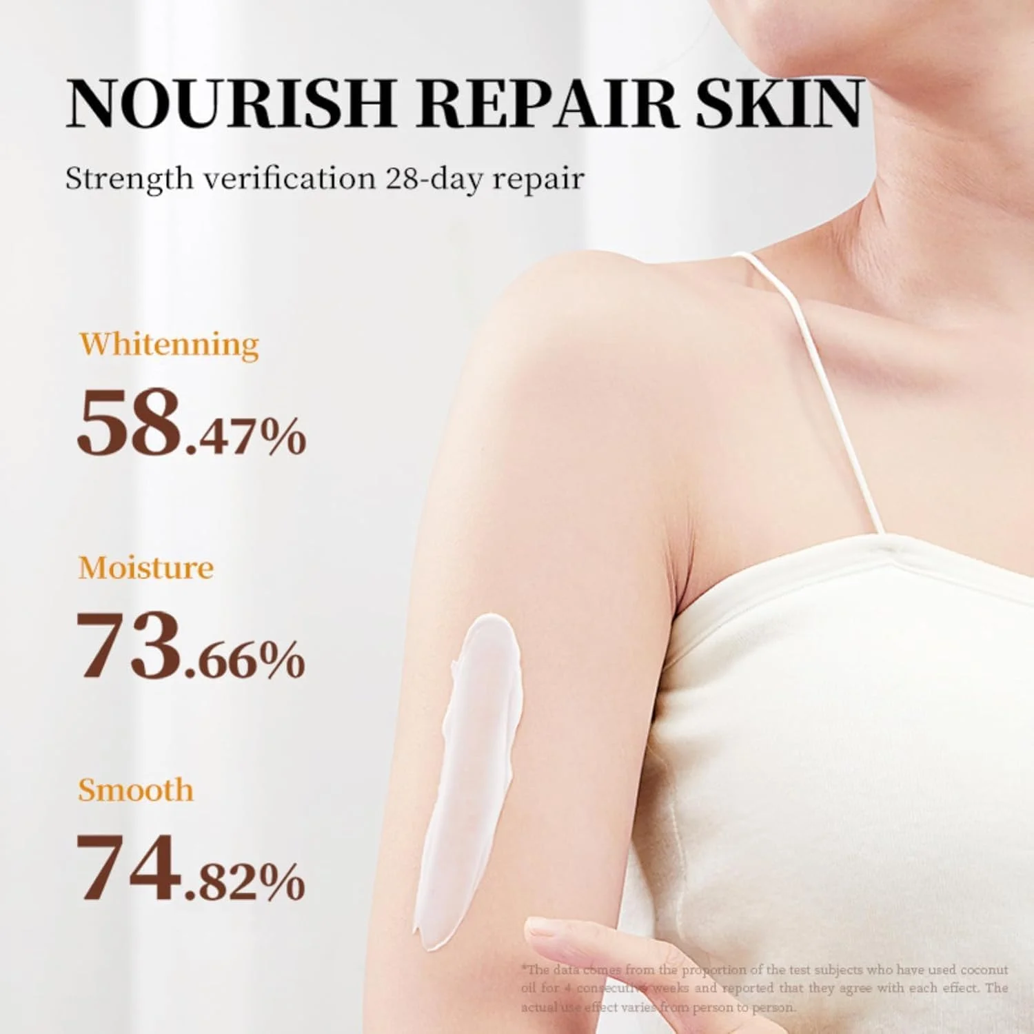 کره بدن نارگیل 300 گرمی، کرم بدن روغن نارگیل طبیعی، مرطوب کننده بدن برای مراقبت از پوست، تغذیه کننده، تسکین دهنده، آبرسان و ایجاد پوستی ابریشمی