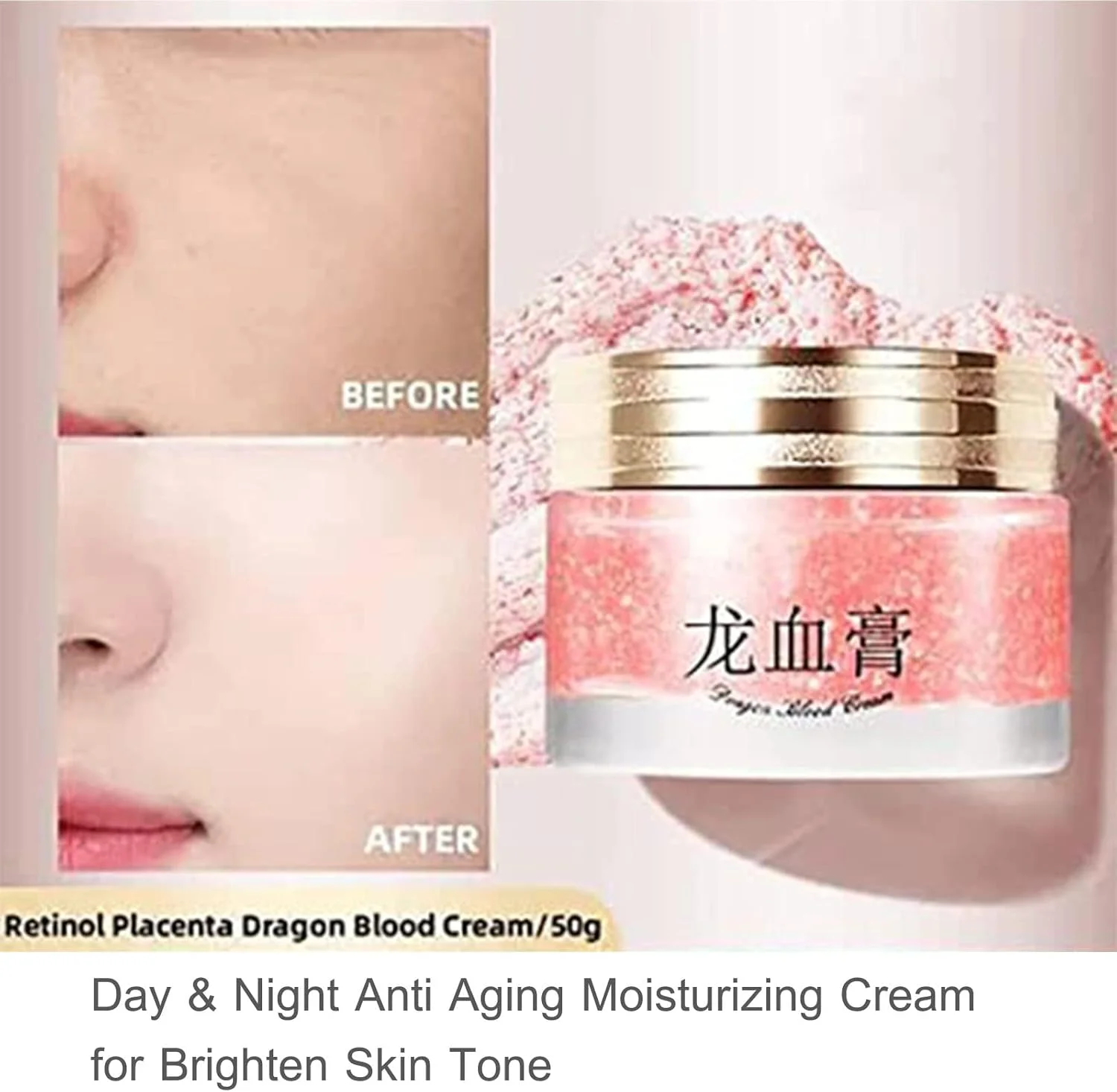 کرم خون اژدها رویال جفت رتینول، کرم خون اژدها برای صورت، بالم خون اژدها، مراقبت از پوست خون اژدها، کرم مرطوب کننده ضد پیری روز و شب برای روشن کردن رنگ پوست (3 عدد)