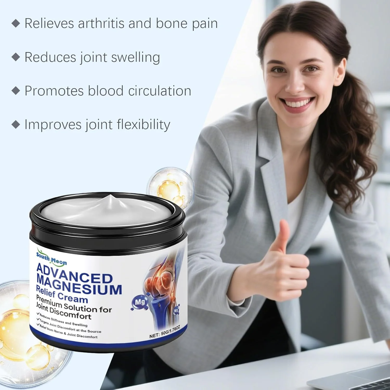 کرم مرطوب کننده تسکین دهنده مفاصل 丨 کرم ماساژ با گلیسیرین و برگ نعناع فلفلی 丨 مرطوب کننده پوست، آرامش بخش مفاصل، بازیابی تسکین دهنده 丨 50 گرم کرم مرطوب کننده تسکین دهنده مفاصل 丨 کرم ماساژ با گلیسیرین و برگ نعناع فلفلی 丨 مرطوب کننده پوست، آرامش بخش مفاصل، بازیابی تسکین دهنده 丨 50 گرم