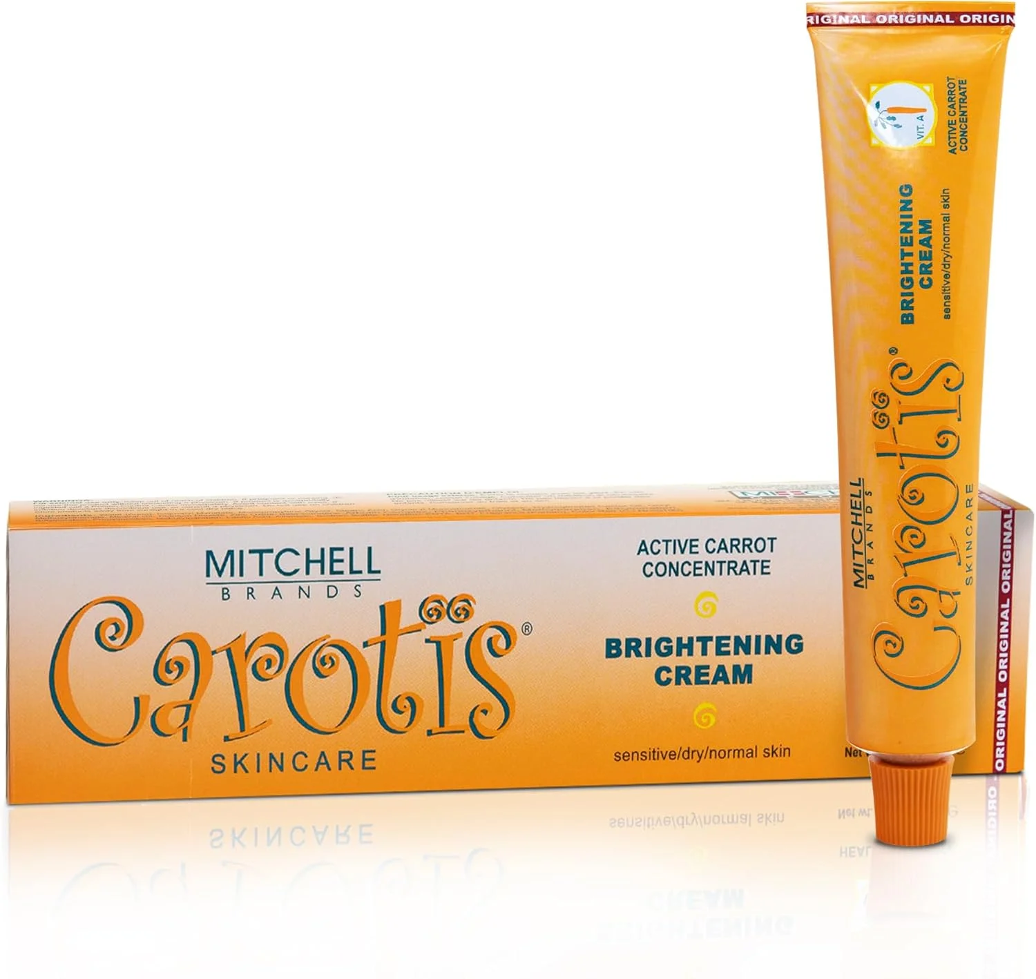 کرم روشن کننده پوست CAROTÏS | ۵۰ گرم | کرم اصلاح کننده لکه های تیره صورت و بدن | کرم آبرسان و مرطوب کننده | بازسازی و یکنواخت کننده رنگ پوست | حاوی روغن هویج، شی باتر و ویتامین A