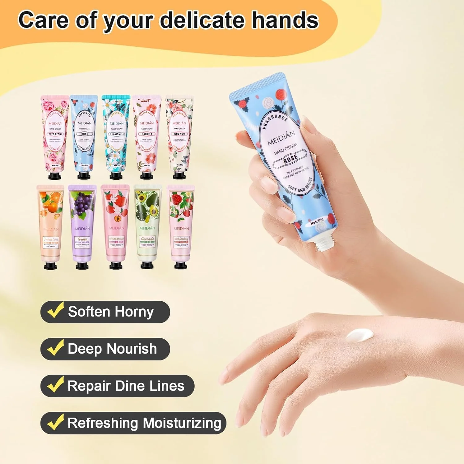 مجموعه 20 عددی کرم دست برای بانوان، لوسیون مراقبت از دست مینی، سایز مسافرتی برای دست های خشک و ترک خورده، کرم مرطوب کننده مراقبت از دست با رایحه گیاهی، برای روز مادر و روز ولنتاین مجموعه 20 عددی کرم دست برای بانوان، لوسیون مراقبت از دست مینی، سایز مسافرتی برای دست های خشک و ترک خورده، کرم مرطوب کننده مراقبت از دست با رایحه گیاهی، برای روز مادر و روز ولنتاین
