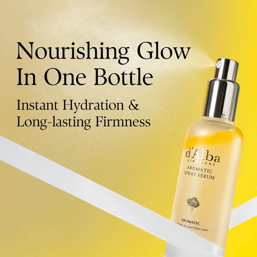 سرم اسپری معطر د’آلبا با قارچ ترافل سفید، رطوبت رسان سبک + درخشان کننده، سازگار با آب و هوای کویری، بدون ایجاد چسبندگی، احیا کننده و طراوت بخش فوری پوست، اسپری صورت سبک و گیاهی 120 میلی لیتر سرم اسپری معطر د’آلبا با قارچ ترافل سفید، رطوبت رسان سبک + درخشان کننده، سازگار با آب و هوای کویری، بدون ایجاد چسبندگی، احیا کننده و طراوت بخش فوری پوست، اسپری صورت سبک و گیاهی 120 میلی لیتر