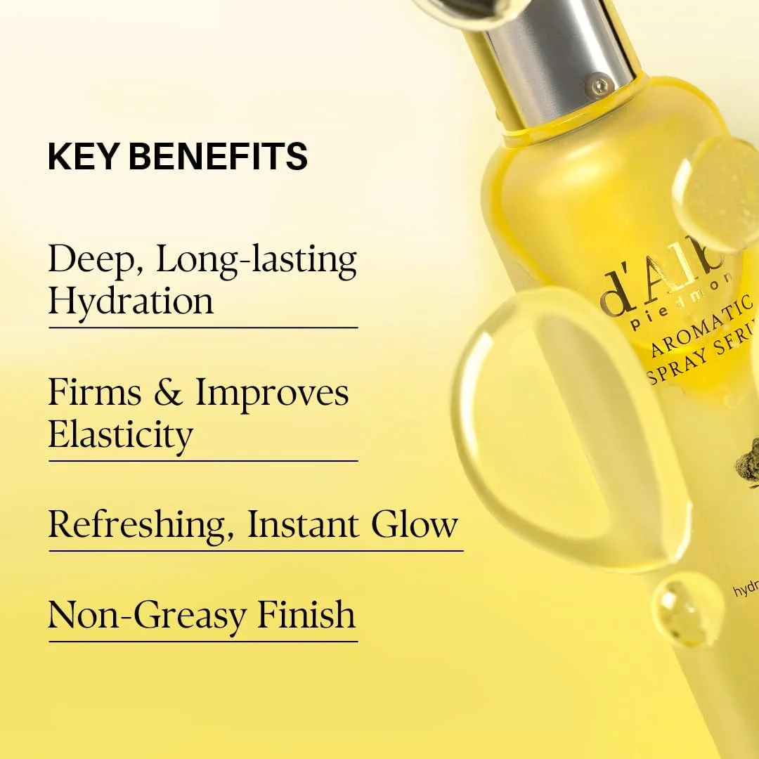 سرم اسپری معطر د’آلبا با قارچ ترافل سفید، رطوبت رسان سبک + درخشان کننده، سازگار با آب و هوای کویری، بدون ایجاد چسبندگی، احیا کننده و طراوت بخش فوری پوست، اسپری صورت سبک و گیاهی 120 میلی لیتر سرم اسپری معطر د’آلبا با قارچ ترافل سفید، رطوبت رسان سبک + درخشان کننده، سازگار با آب و هوای کویری، بدون ایجاد چسبندگی، احیا کننده و طراوت بخش فوری پوست، اسپری صورت سبک و گیاهی 120 میلی لیتر