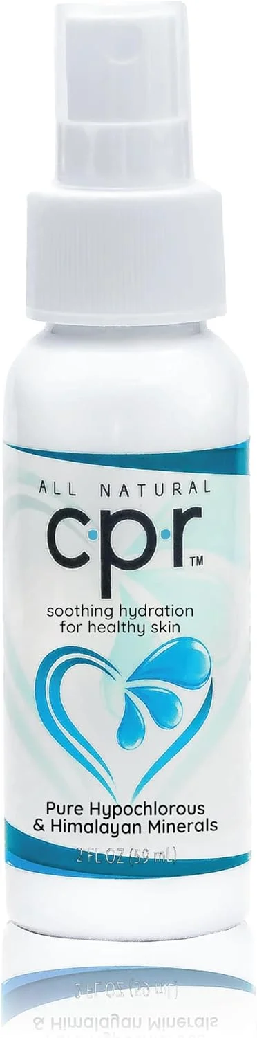 پاک کننده صورت قبل و بعد از آرایش CPR حاوی هیپوکلروس اسید، اسپری آبرسان صورت برای تسکین و محافظت از پوست، ضد حساسیت، مناسب برای انواع پوست، 59 میلی لیتر