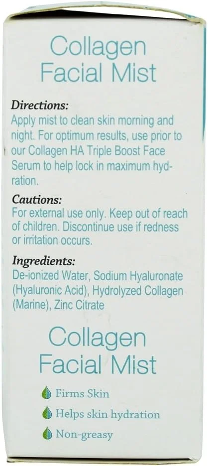 اسپری صورت هیالورونیک اسید HA SPA برای سالن های آرایشی | اسپری مرطوب کننده، پرایمر آبرسان و اسپری تثبیت کننده آرایش | 2 Fl oz