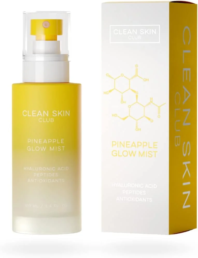 اسپری صورت آناناس کلاب پوست تمیز | اسید هیالورونیک + پپتیدها | عصاره های پاپایا + نارگیل | اسپری آبرسان و تقویت کننده صورت | وگان و بدون تست حیوانی