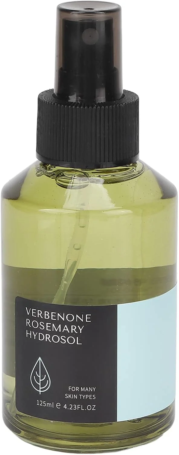 اسپری تونر صورت، اسپری تونر آبرسان صورت با رزماری و وربنون، مرطوب کننده و کوچک کننده منافذ پوست، مناسب پوست های حساس و لطیف، 125 میلی لیتر