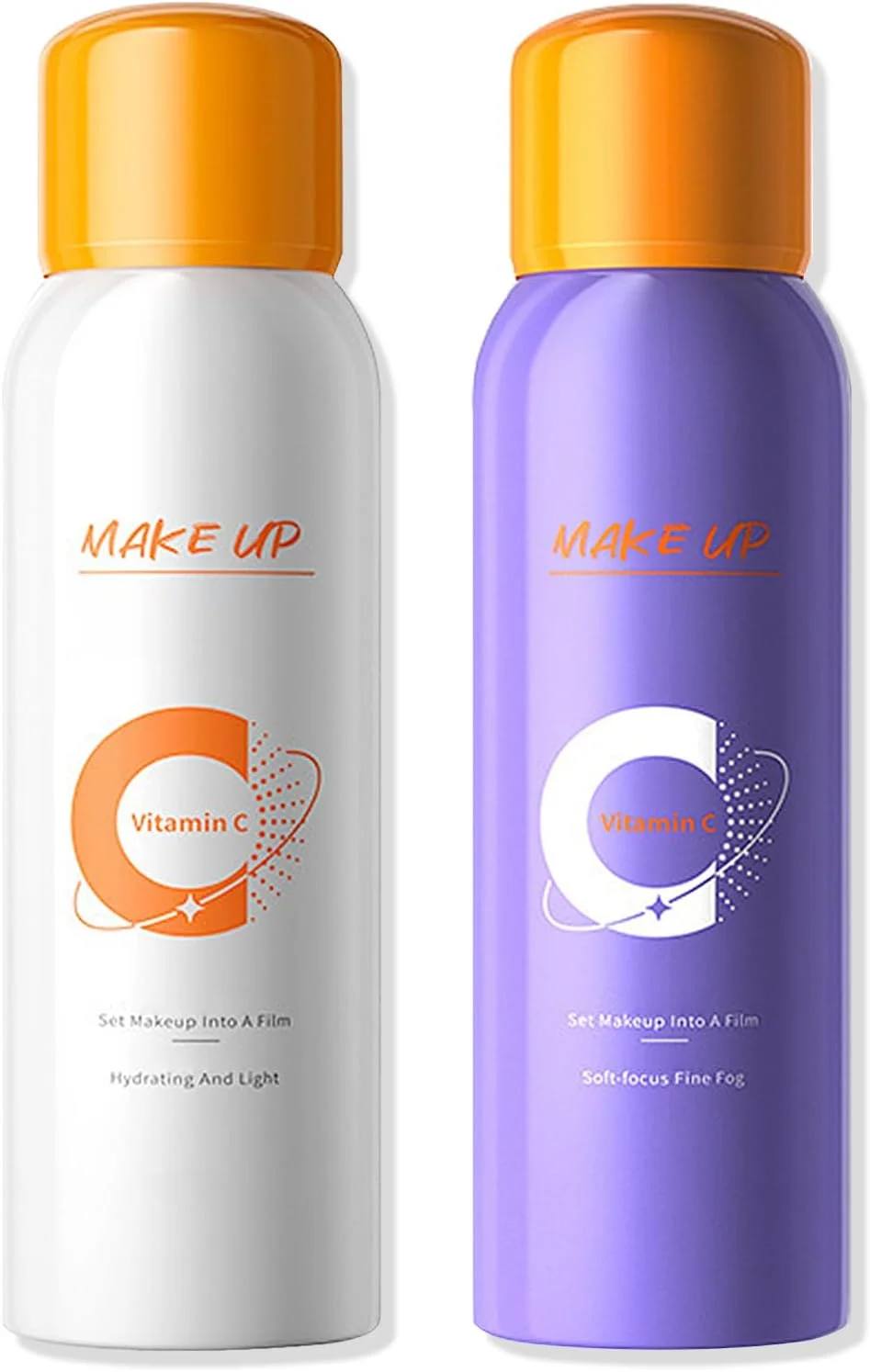 ست اسپری تثبیت کننده آرایش صورت، اسپری ضد آب برای آرایش، کنترل چربی بادوام، اسپری نگهدارنده و طراوت بخش صورت، مرطوب کننده و براق کننده، ست آرایشی صورت A1