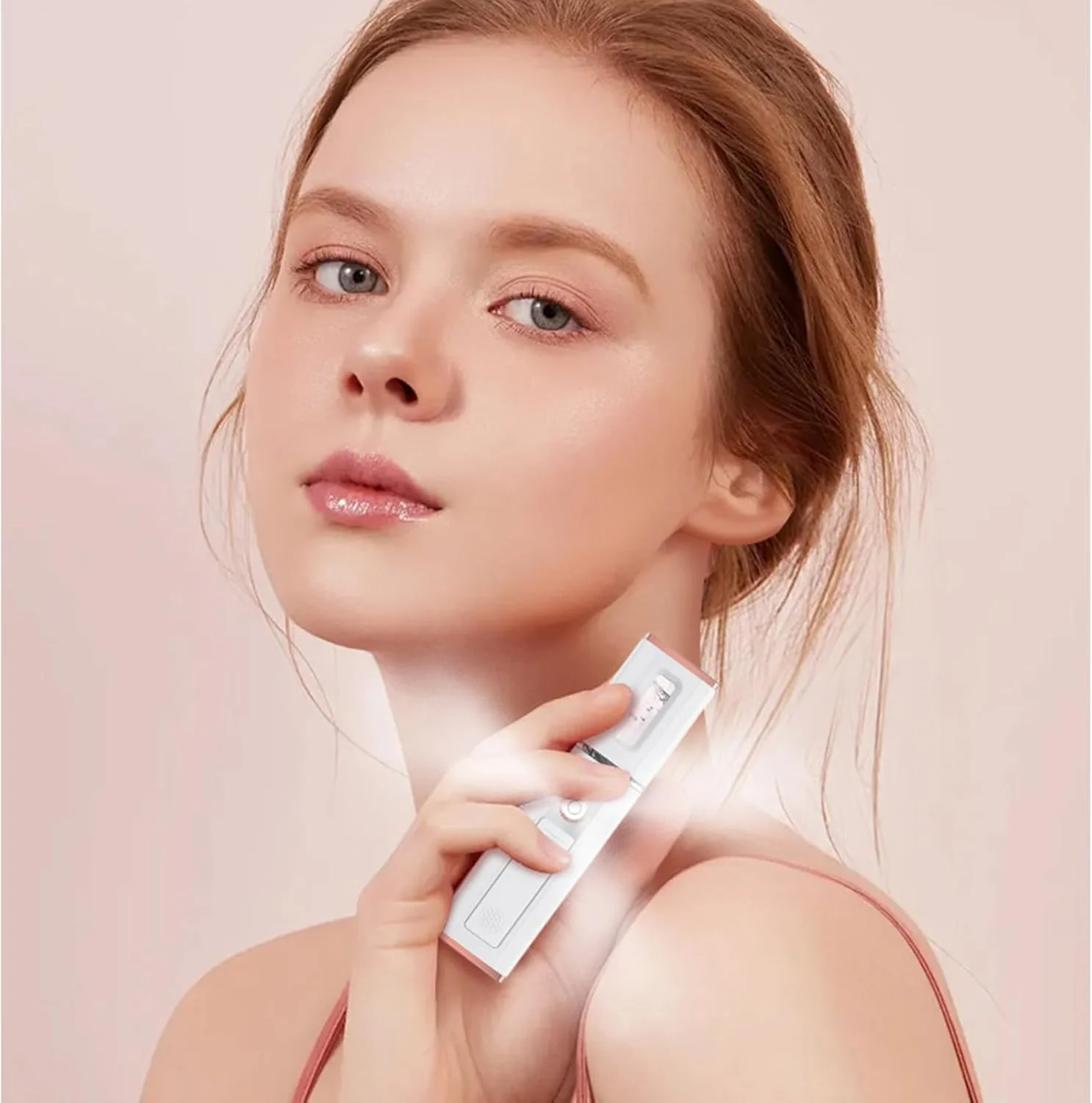 دستگاه مه پاش صورت شارژی | دستگاه اسپری صورت برقی زنانه | مرطوب کننده پوست صورت با مه آب ظریف برای آبرسانی عمیق پوست برای مسافرت و مطالعه