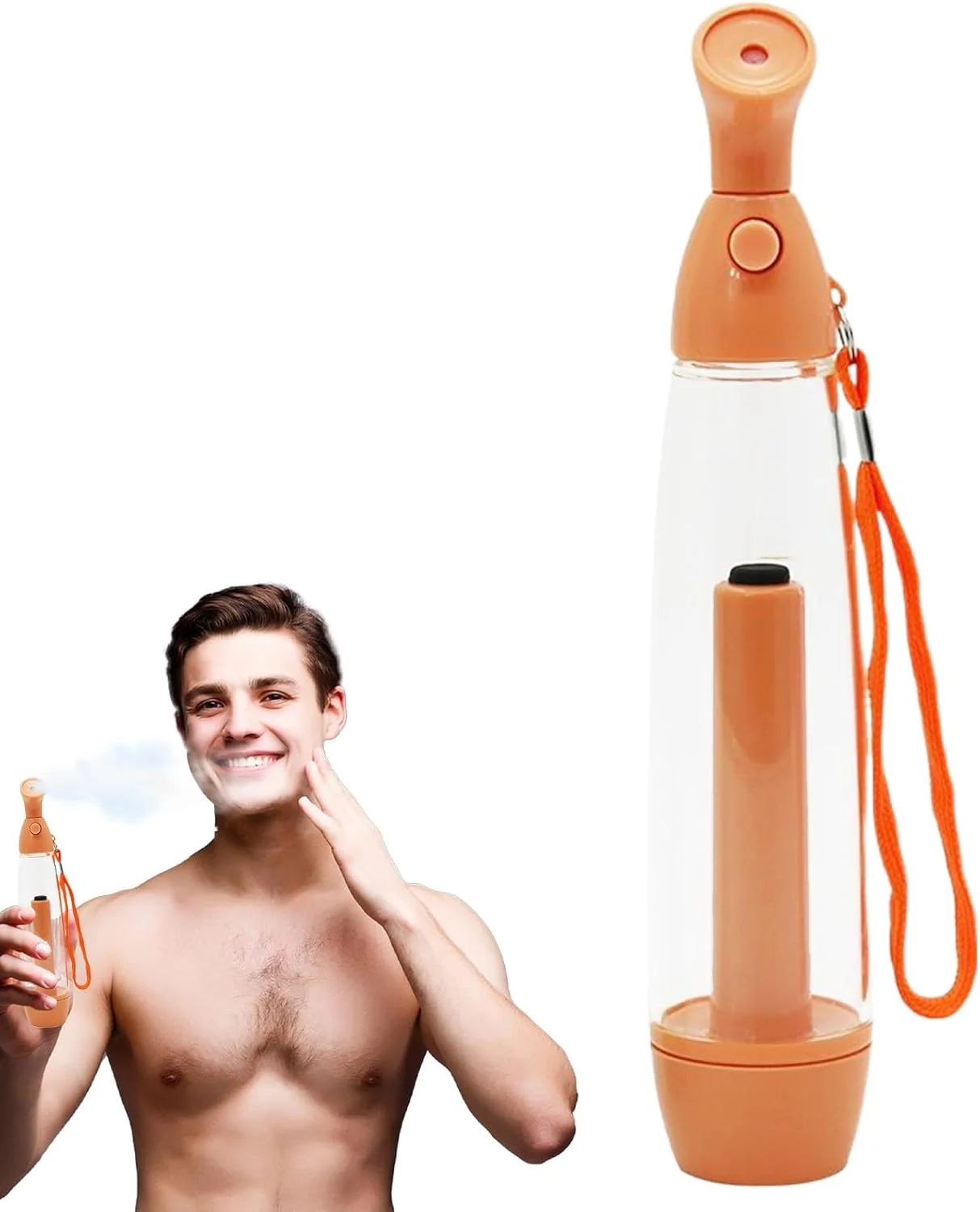 دستگاه مرطوب کننده صورت مینی، اسپری کننده قابل حمل صورت، بطری اسپری مراقبت از پوست دستی، بخارپز دستی مرطوب کننده برای آبرسانی صورت، آرایش روزانه